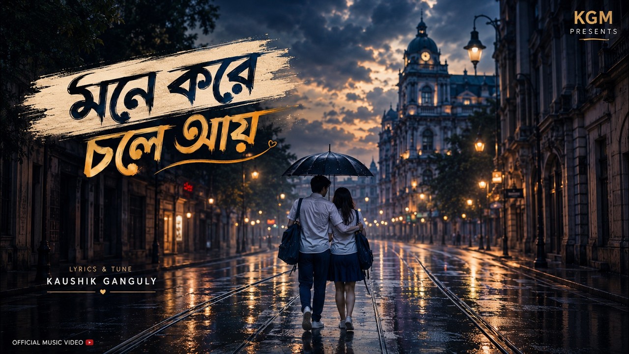 Mone Kore Chole Aaye (মনে করে চলে আয়) | Official Music Video | Kaushik Ganguly | KGM