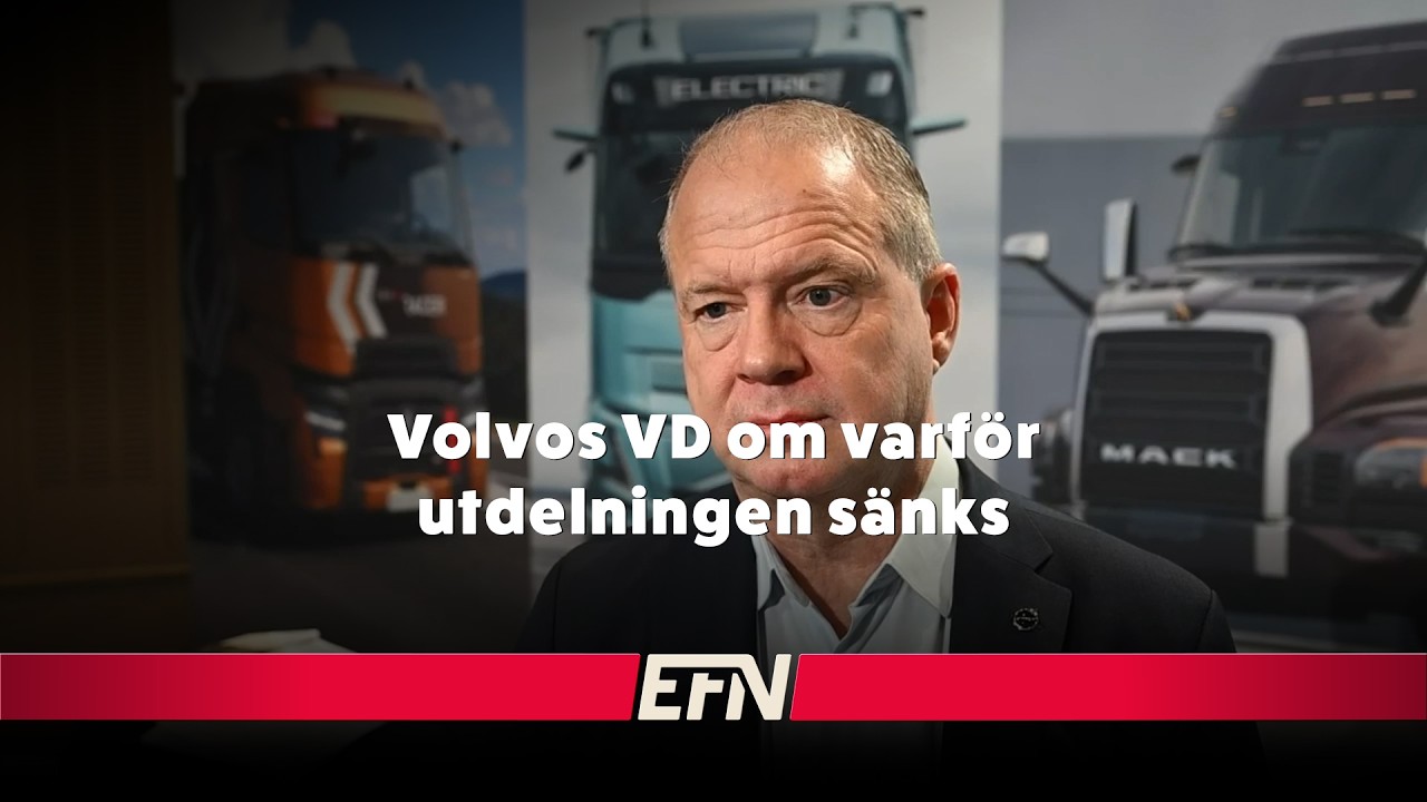 Volvo sänker utdelningen: 