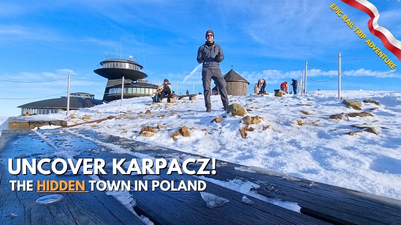 Walking the Quiet Streets of a Sleepy Polish Ski Town - Relaxing ASMR Travel Vlog
