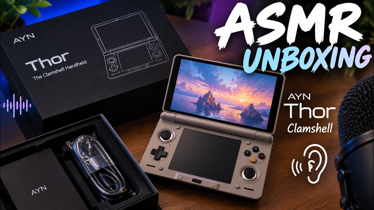 ASMR AYN Thor Unboxing 🎧 | Satisfying Sounds, First Impressions & Relaxing Talking