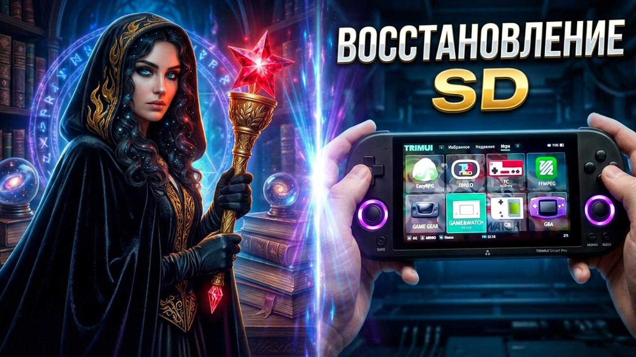 trimui smart pro tg5040 как восстановить sd карту с играми