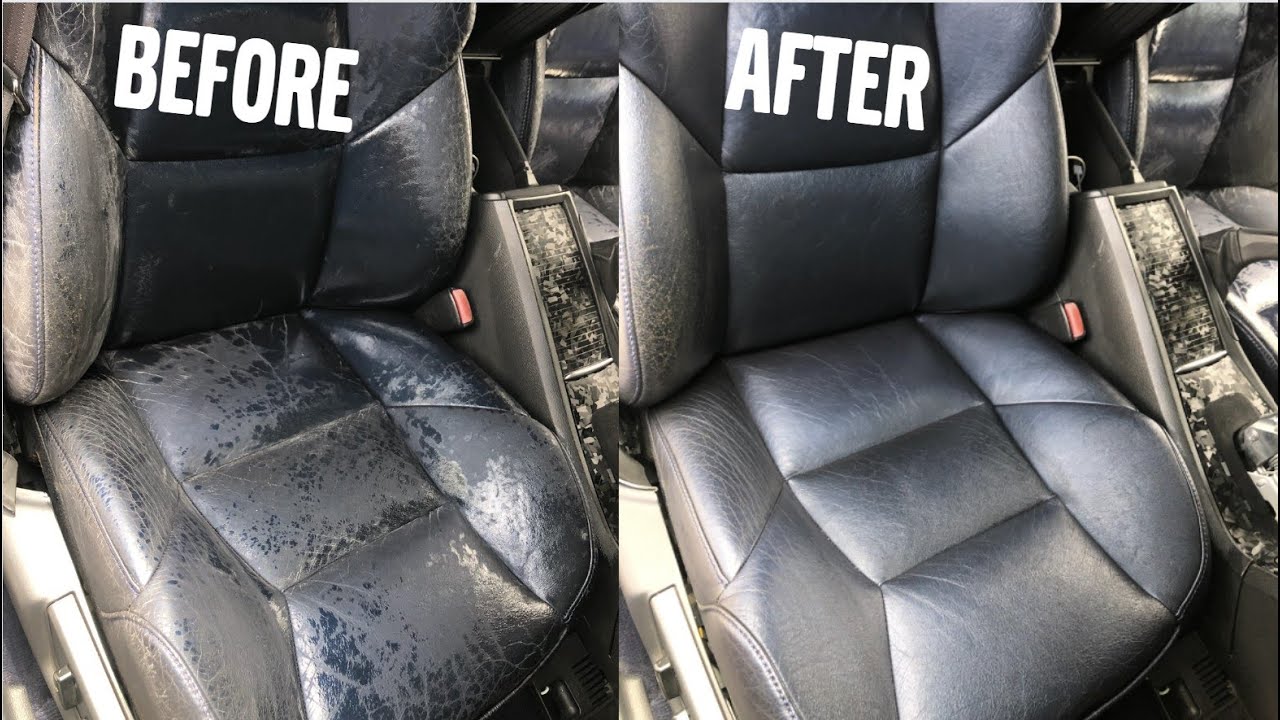 INSANE leather transformation with Leatherique!