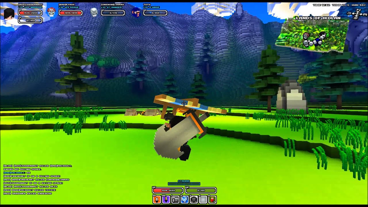 Cube World PvP (LvL 200 Guardian)
