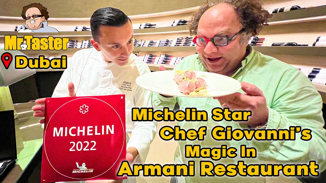 Insane italian food by Michelin star,Chef Giovani at Armani italian restaurant in Burj Khalifa,Dubai