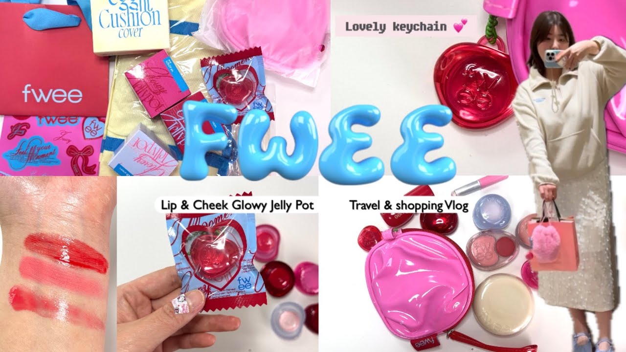Fwee Glowy Jelly Pot Unboxing & Blurry Pudding Pot | Travel & Shopping Vlog