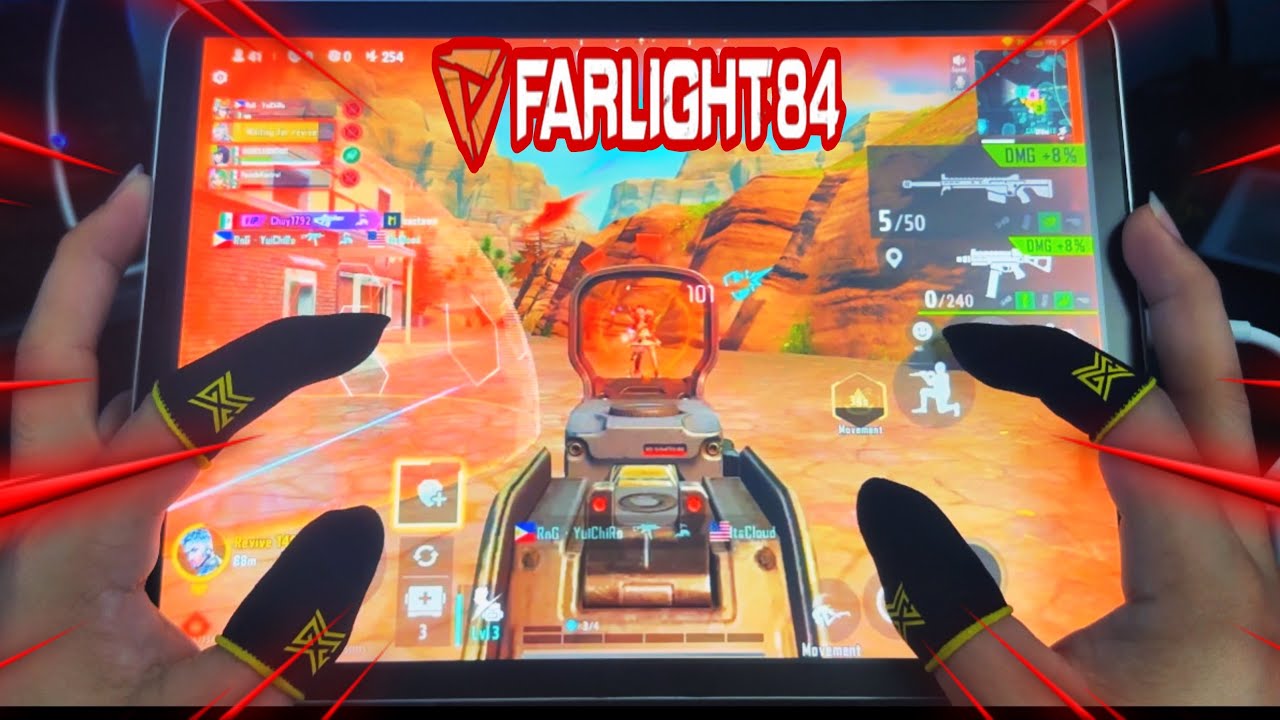 FINALLY.🥺  IPAD PRO 4 FINGERS + MY FIRST HANDCAM HIGHLIGHTS 1 (Farlight 84)