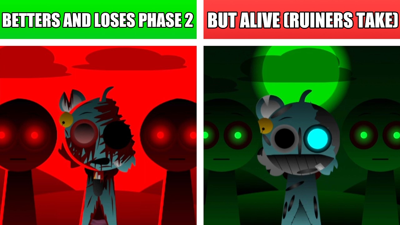 Incredibox Sprunki Betters And Loses Phase 2 Original vs Alive (Ruiners Take)  — Which One Wins?
