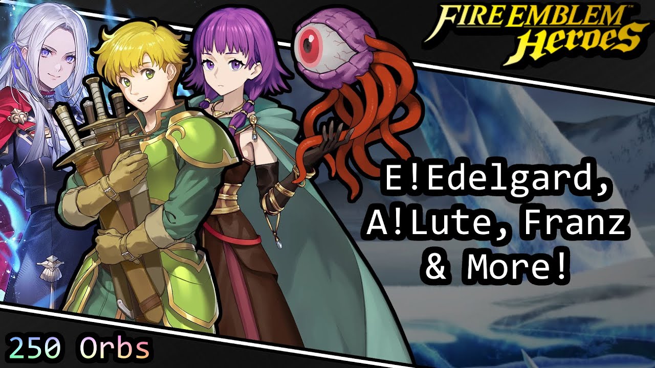 Fire Emblem Heroes - Rearmed L'Arachel, Aided Lute and Emblem Edelgard: Of Rivals Banner Summons