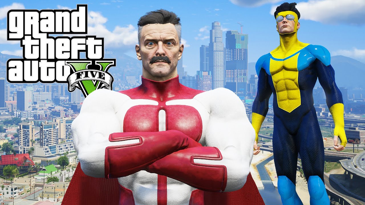 OMNI-MAN ET INVINCIBLE dans GTA 5