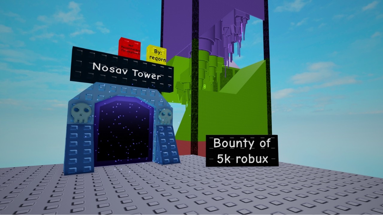 [5000 ROBUX BOUNTY] Nosav Tower || SHOWCASE