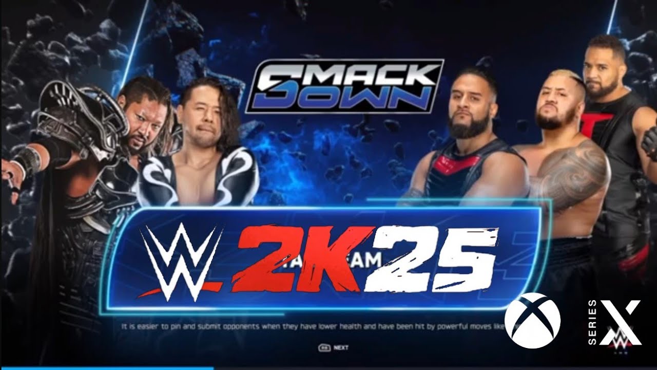 EVIL IN WWE?! Shinsuke Nakamura & Evil vs Tama Tonga & Solo Sikoa @ SmackDown WWE 2K25