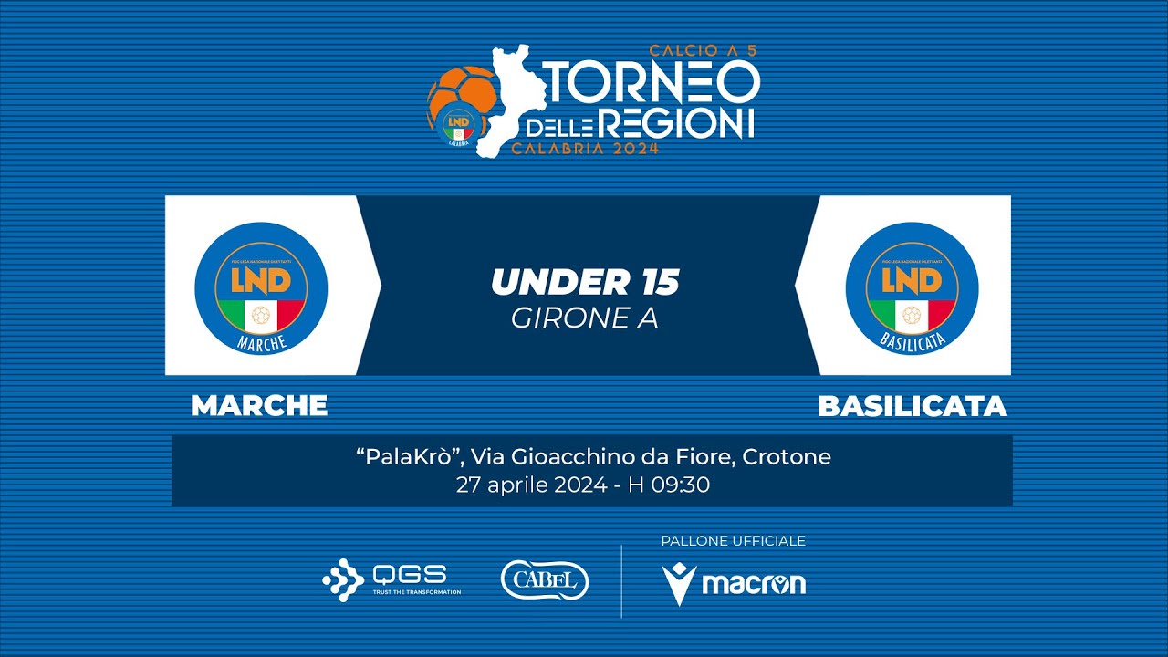 TDR Calcio a 5 | Marche-Basilicata (Giovanissimi)