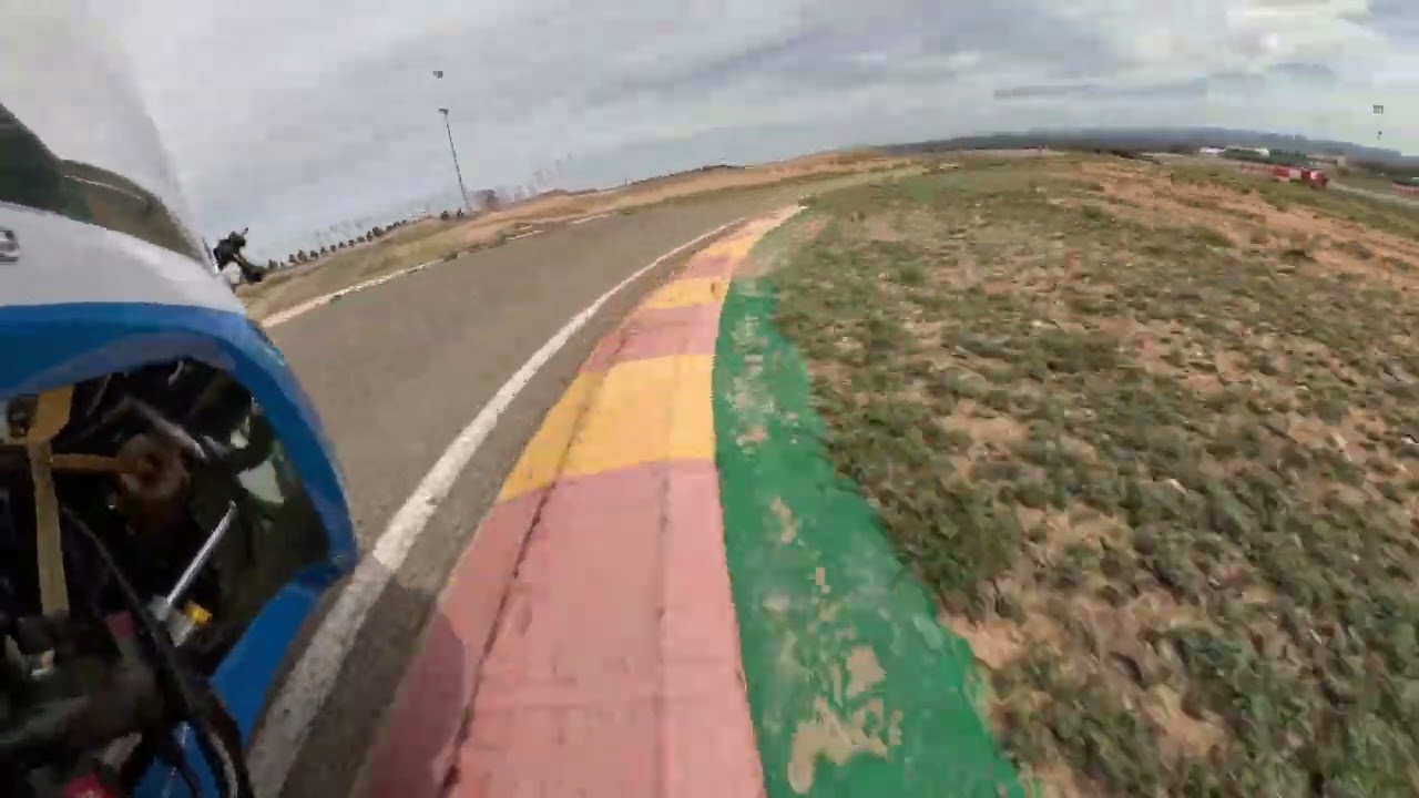 HONDA CBR600RR HELMET CAM - MOTORLAND ARAGON - PIOTR BIESIEKIRSKI