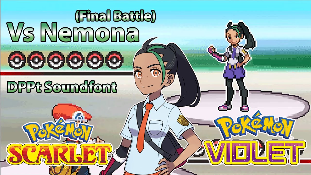 Pokémon Scarlet & Violet - Champion Nemona Battle Music (DPPt Soundfont) (HQ)