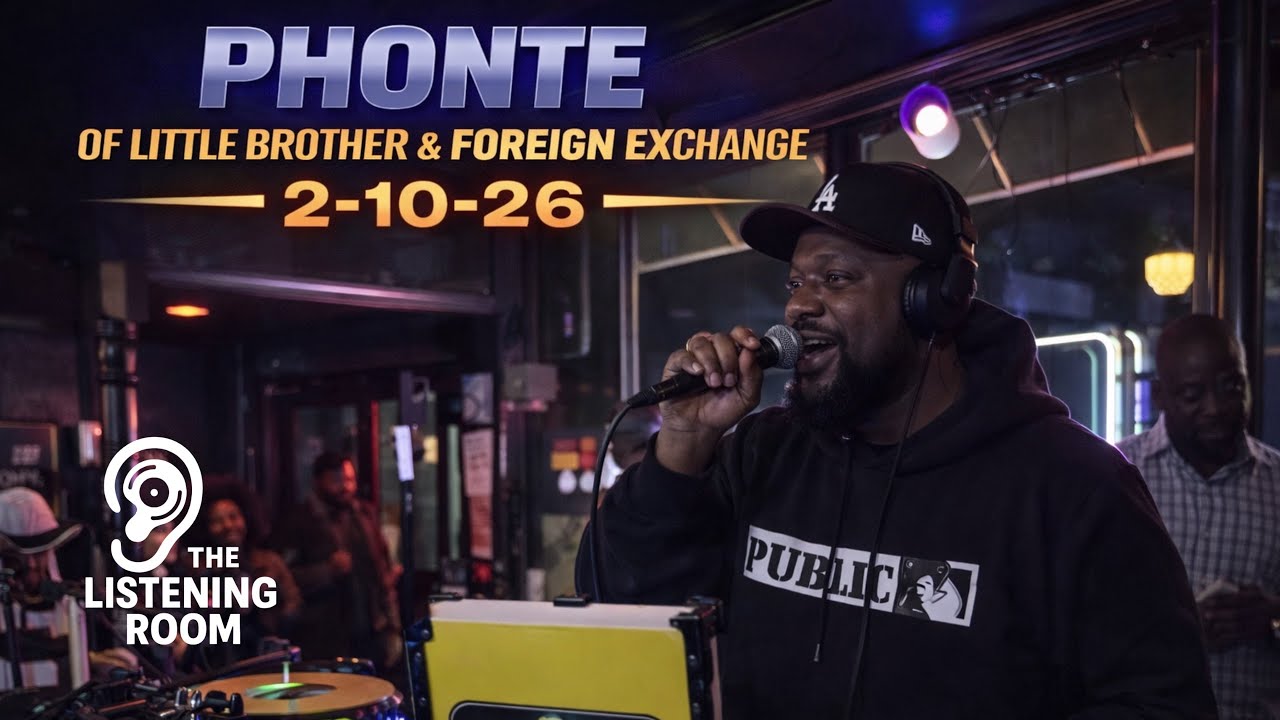 Phonte Makes His First Vinyl DJ Appearance at The Listening Room
