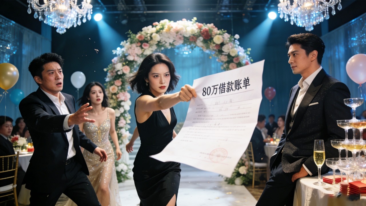 灰姑娘給男友當了4年的提款機，怎料訂婚宴上渣男竟還問她要80萬彩禮，她徹底清醒不再戀愛腦，甩出渣男80萬借款帳單霸氣退婚，轉身嫁給豪門總裁讓渣男後悔終生！#250824dh