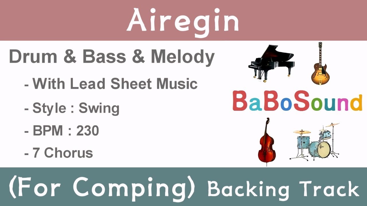 Airegin / Backing Track (For Comping) / Drum & Bass & Melody