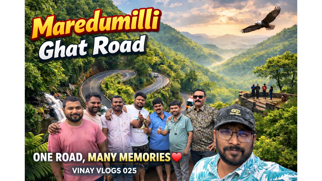 Khammam to maredumilli ghat road #maredumilli #khammam #ghat #best #funny #famous #nature #travel