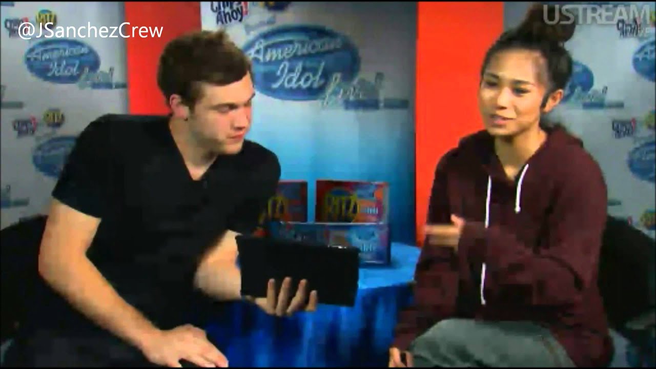 Phillip Phillips & Jessica Sanchez UStream Part 1