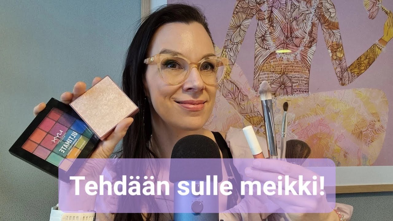 ASMR SUOMI / Roleplay: Tehdään sulle meikki!