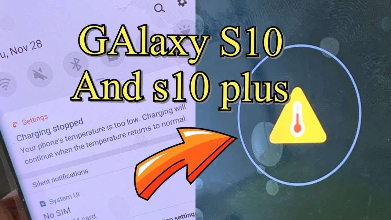 Samsung Galaxy S10 - S10 Plus - Как исправить ошибку «Зарядка приостановлена ​​- Температура акку...