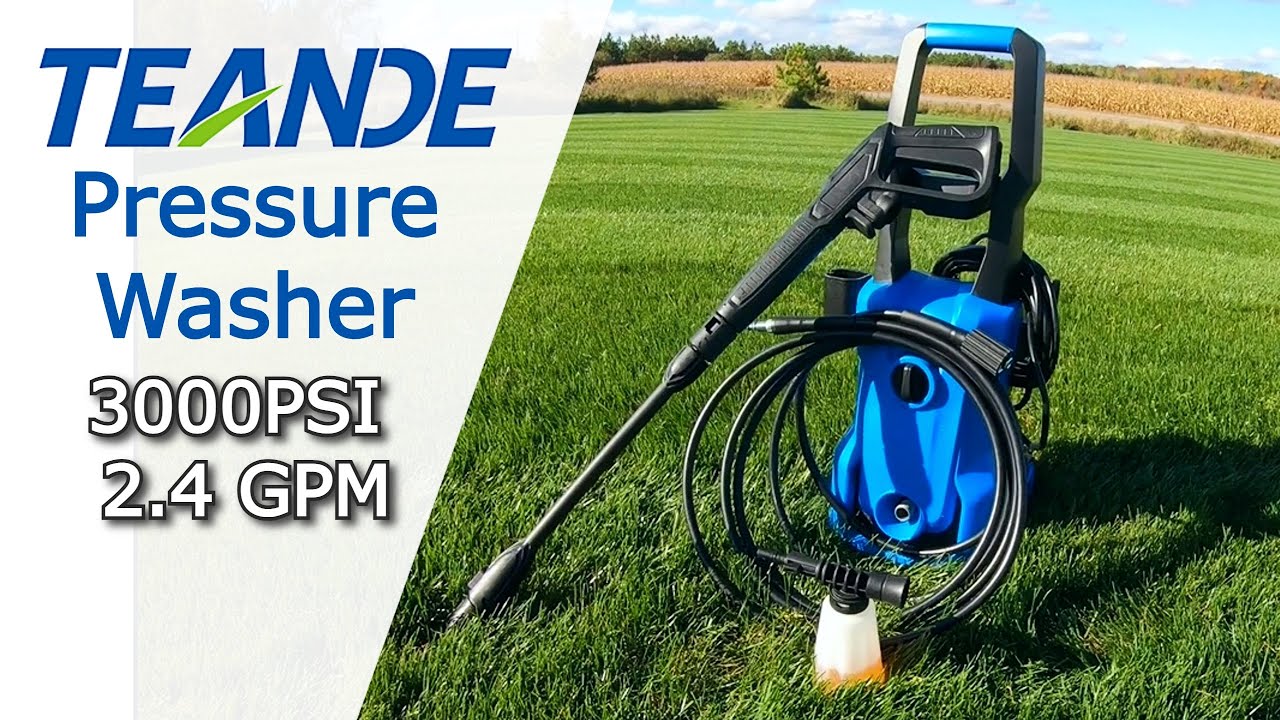 Teande Pressure Washer Review | Amazon | 1600W 3000PSI 2.4 GPM Electric Pressure Washer