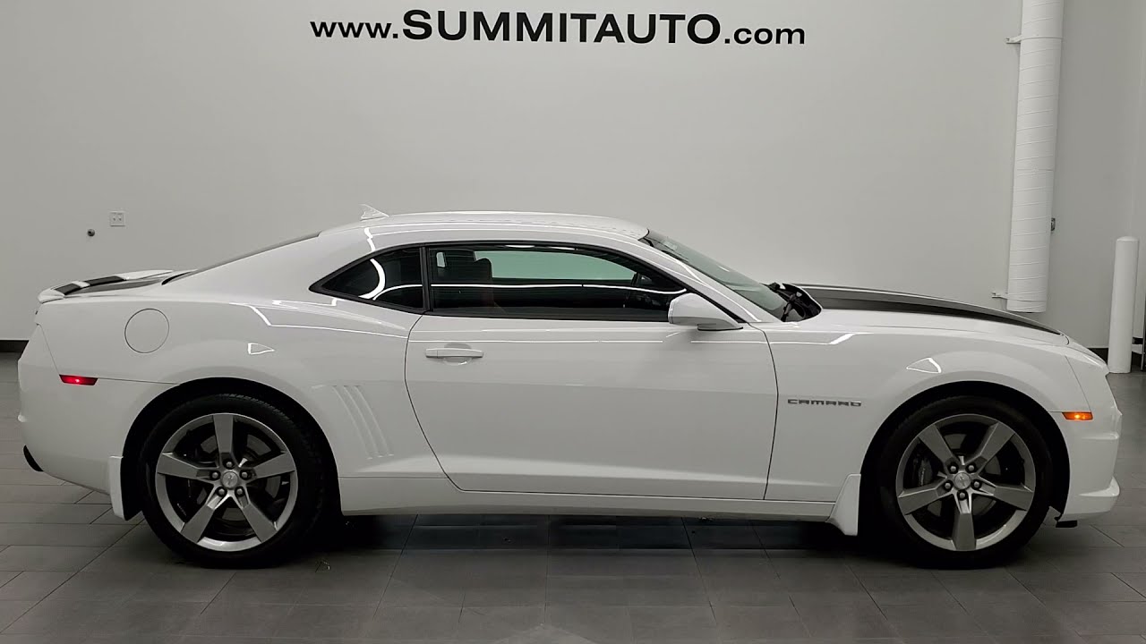 2012 CHEVROLET CAMARO 2SS SUMMIT WHITE INFERNO ORANGE INTERIOR WALK AROUND REVIEW 12060Z SOLD!
