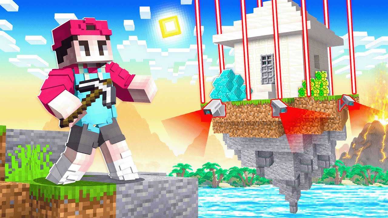 Ich BAUE eine 999.999.999 SKYBASE in MINECRAFT!