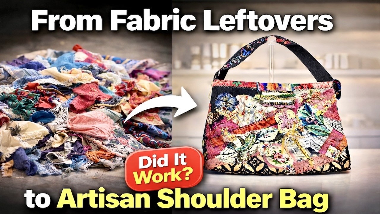 From Fabric Leftovers to Artisan Shoulder Bag — Did It Work?