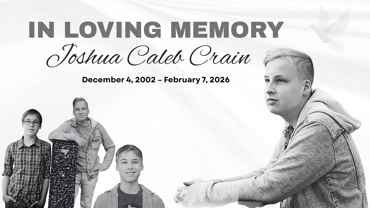 Joshua Crain Celebration of Life Service (Saturday, February 14, 2026)