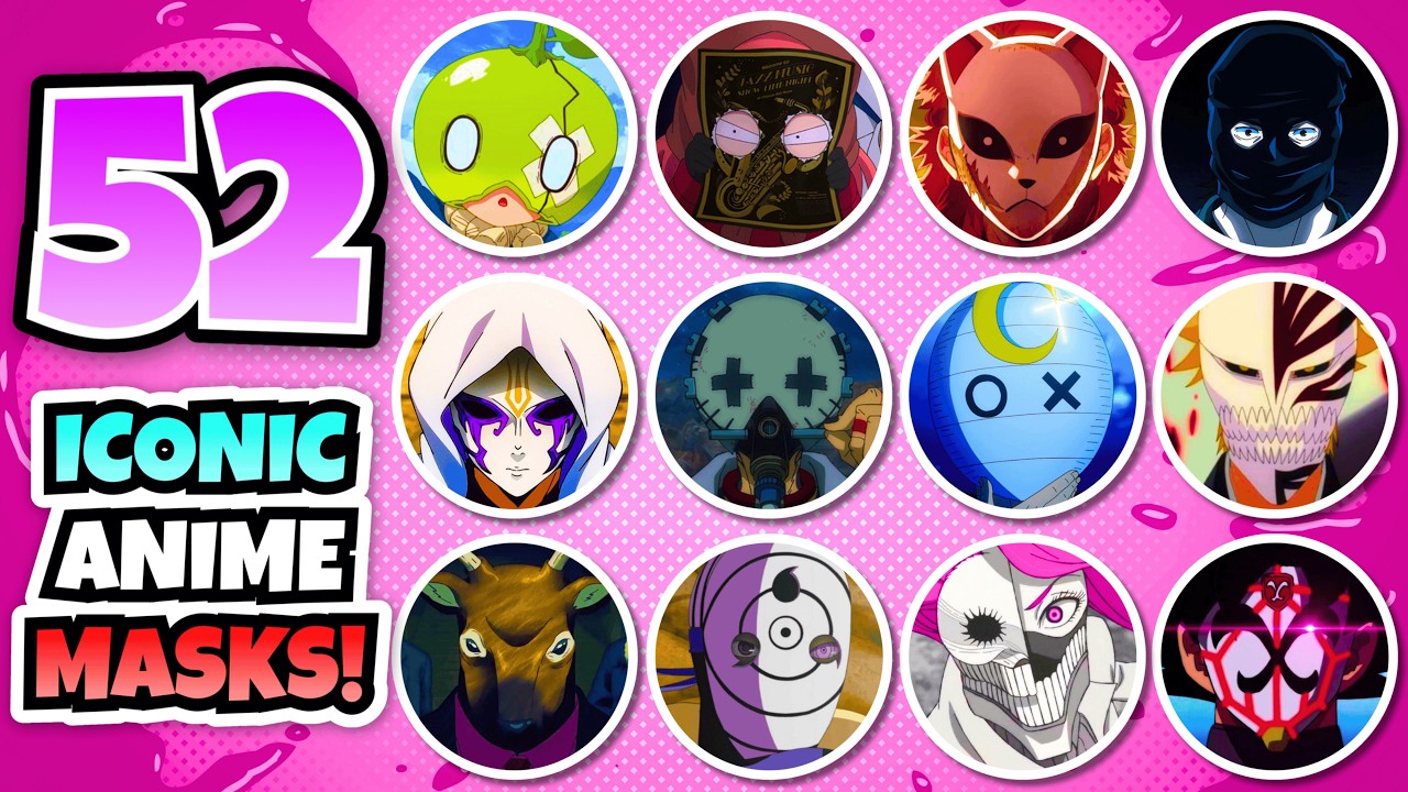 Can You Guess the Anime from These Masked Characters? 🤔🎭 (Anime Quiz)