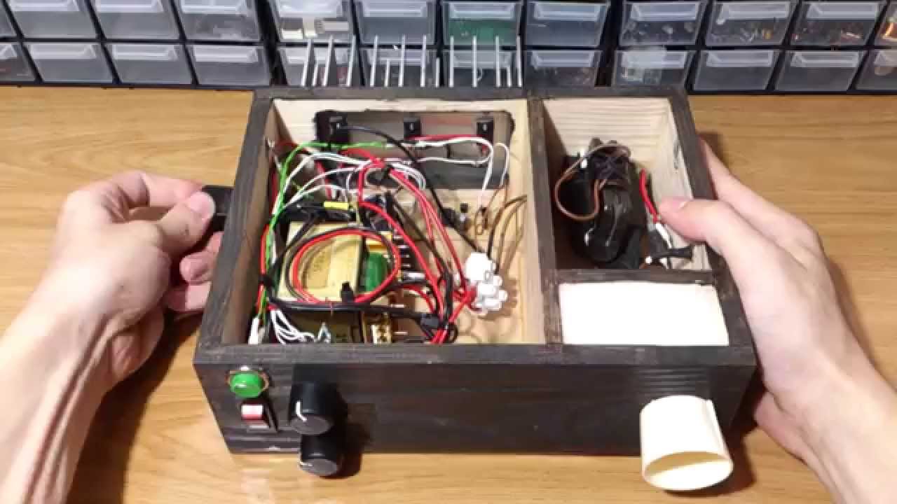 Homemade 50kV High Voltage Power Supply + How to build one