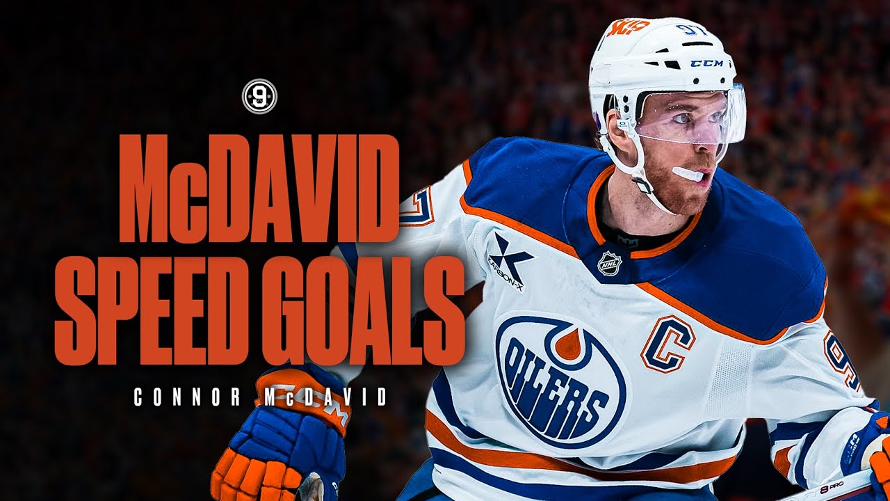 Connor McDavid INSANE Speed Goals That Are Unfair