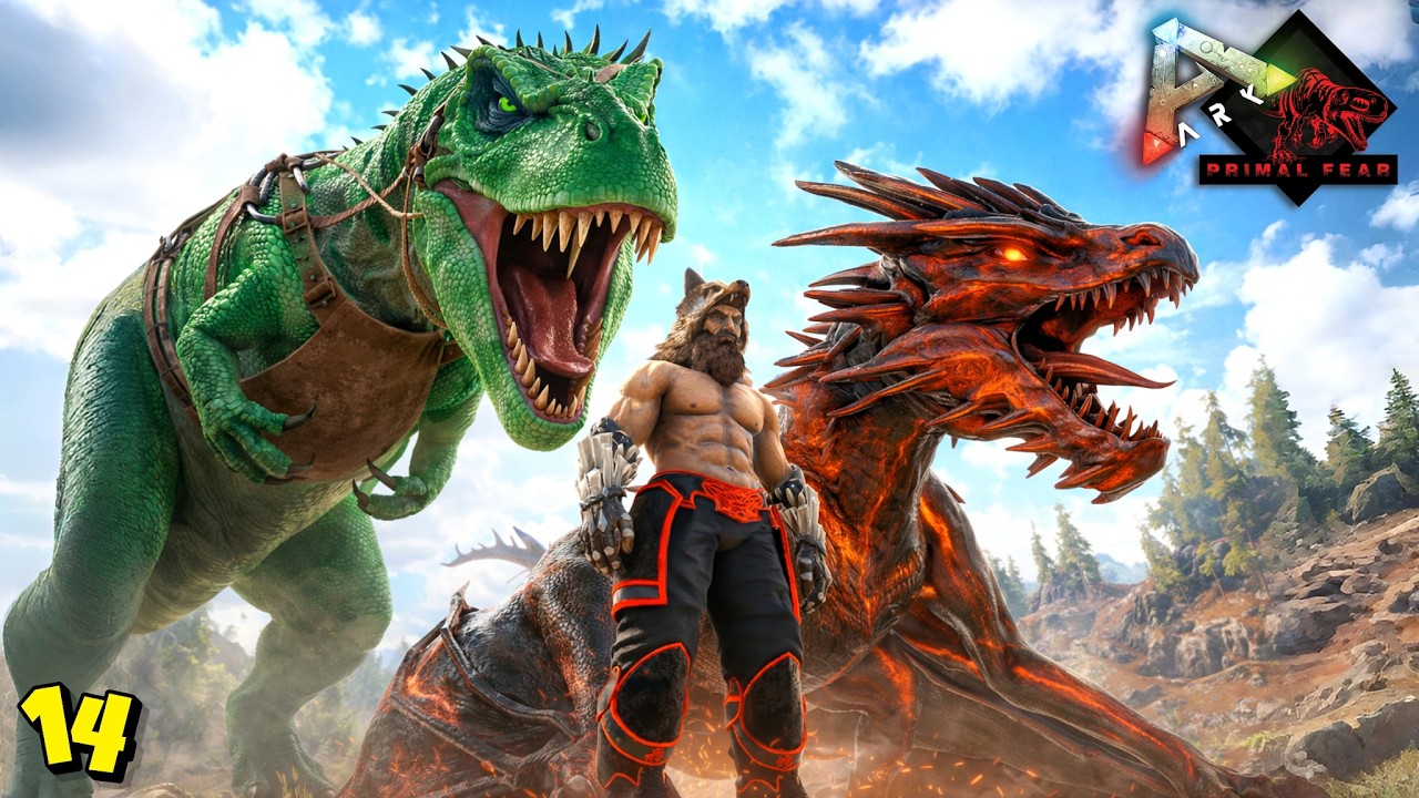 I Tamed FEY CARCHA & Built A DEMONIC Dragon ARMY To Defeat CHAOS WYVERN 🐉🔥 ARK Primal Fear #14