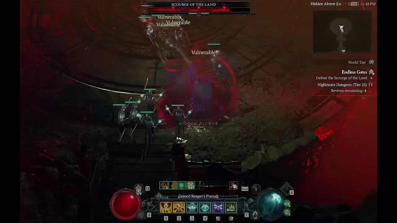 lets play diablo 4 dungeon spam with my thorns summoner and skyslee