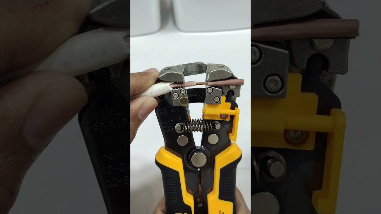 🔥Brilliant INGCO Wire Stripper!💡Tips and Tricks #ElectricalTools #WireStripper