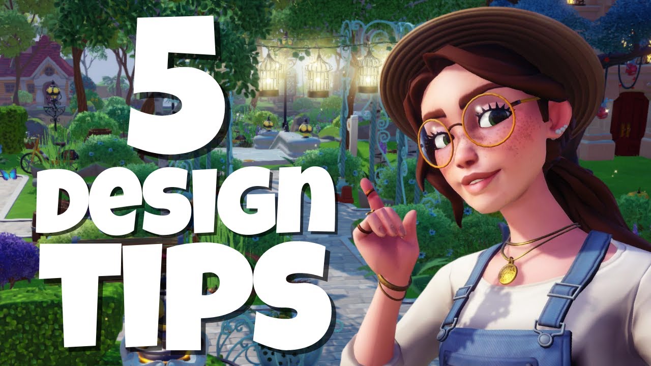 5 DESIGN TIPS for Disney Dreamlight Valley