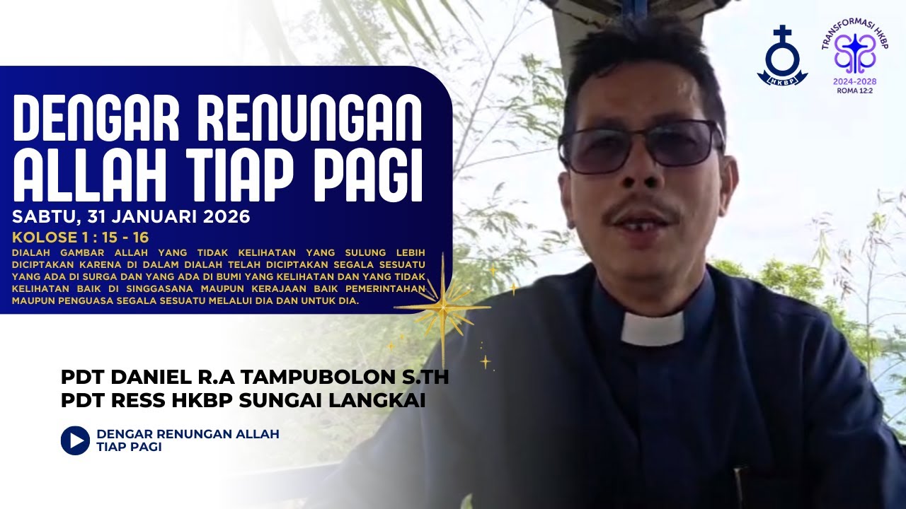 Dengar Renungan Allah Tiap Pagi | Sabtu, 31 Januari 2026