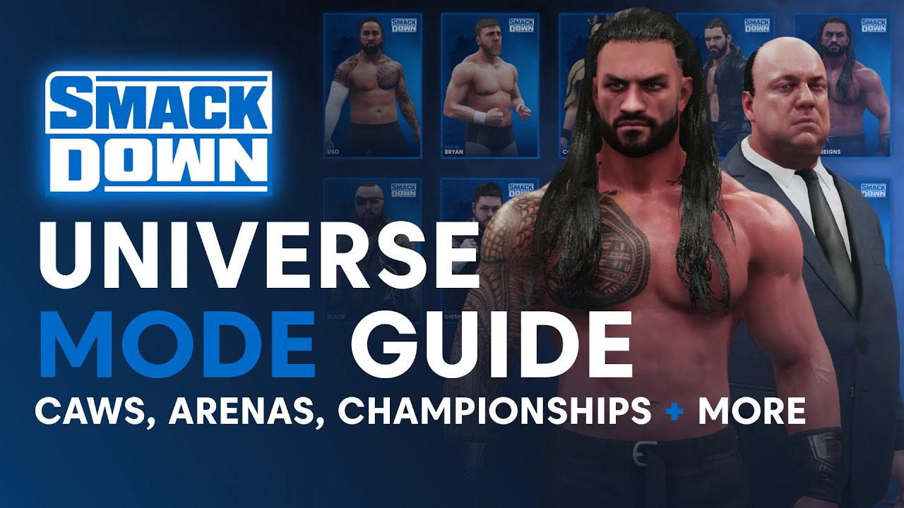 WWE 2K19 Guide To: SmackDown Universe Mode (30+ Superstars, Arenas & Championships)