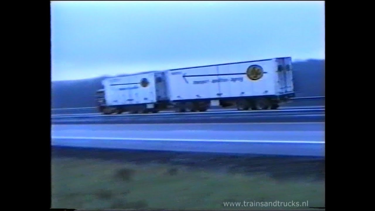 ASG trucks in Sweden November 1989