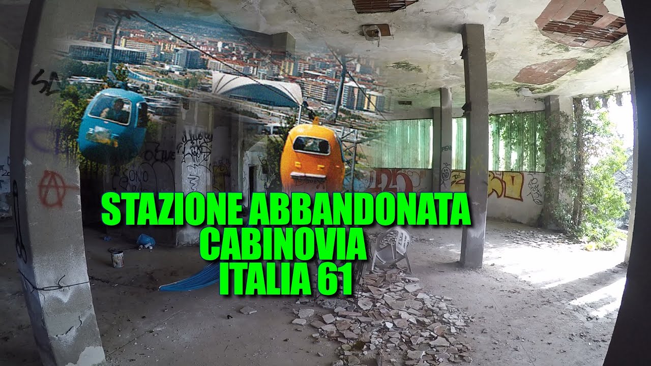 Quello che rimane di Italia '61 - La stazione abbandonata della cabinovia