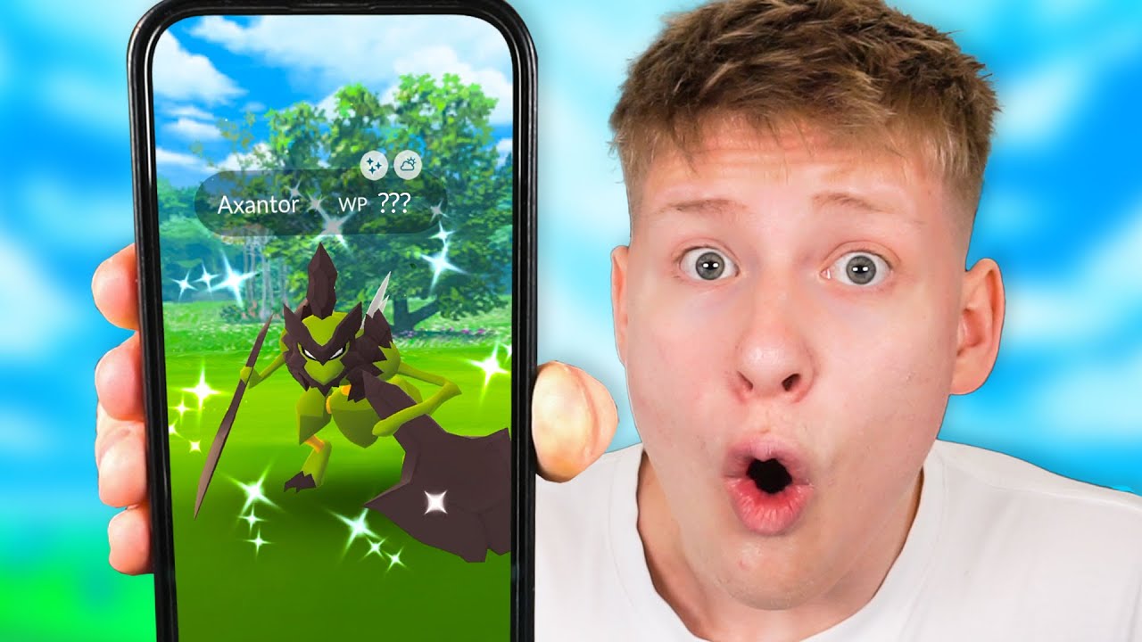 SHINY ✨ Axantor gefangen in Pokemon Go