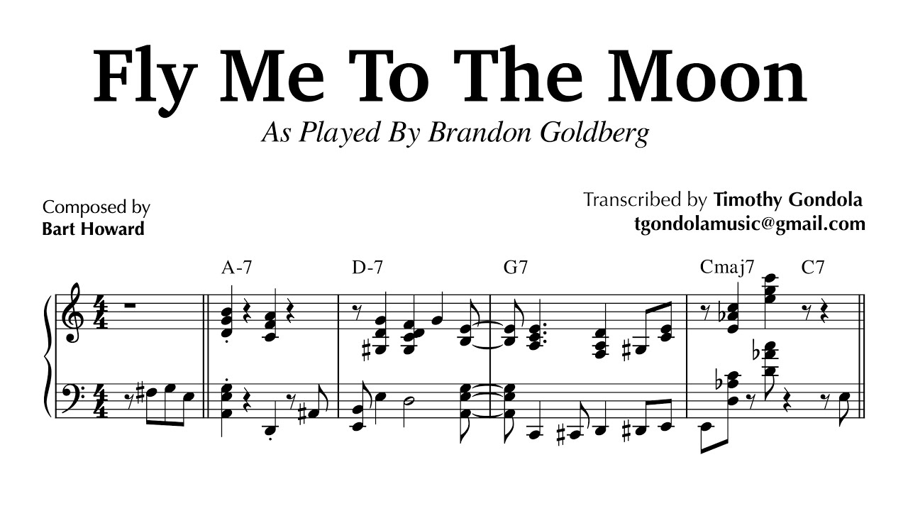 Brandon Goldberg plays Fly Me To The Moon