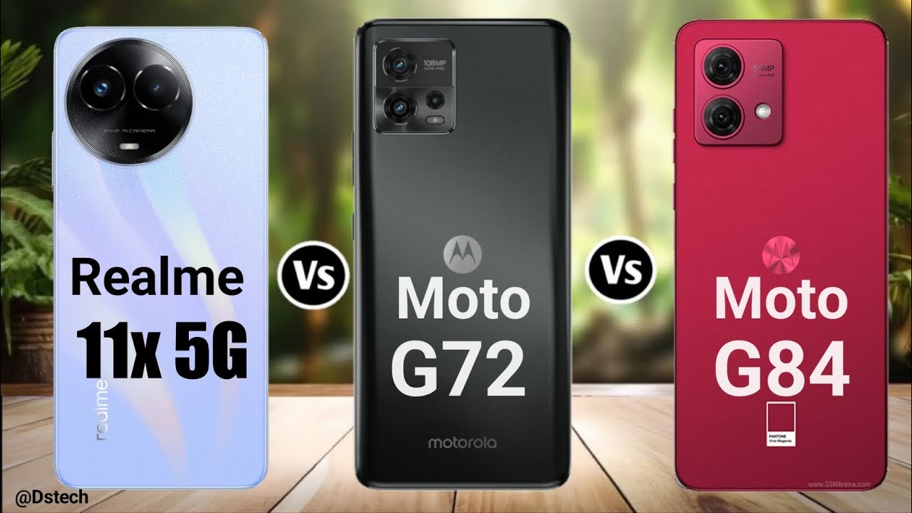 Realme 11x 5G vs Moto G72 Vs Moto G84 @Thedstech