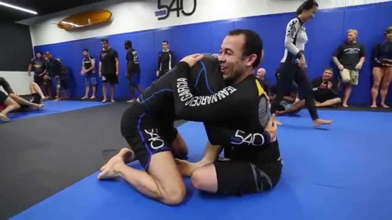 Marcelo Garcia training with Rob Zeps