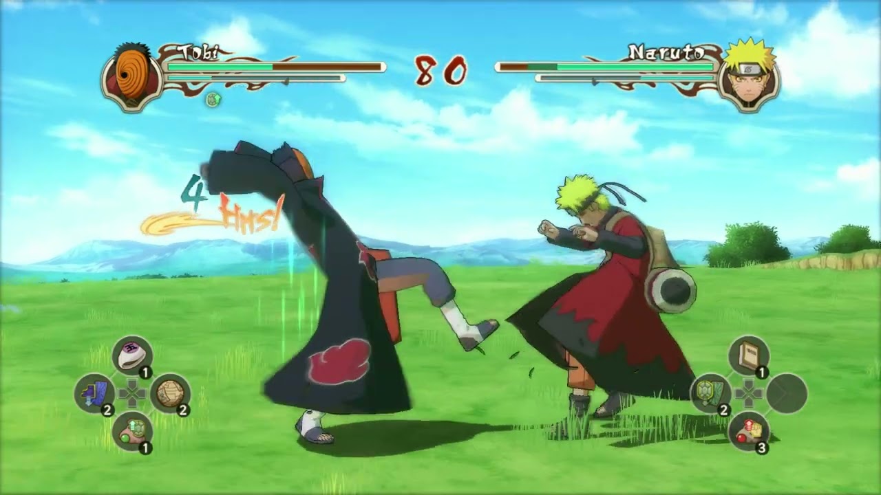Tobi vs Naruto (Sage) - Naruto Shippuden Ultimate Ninja Storm 2