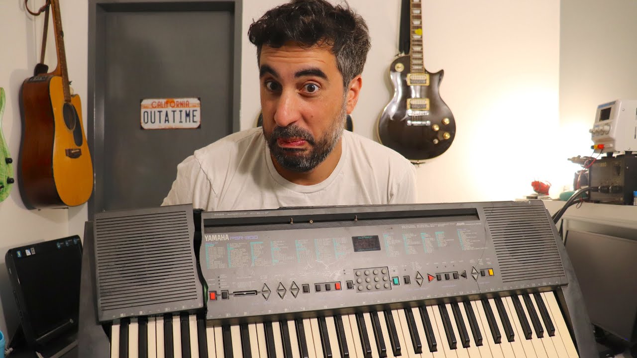 Un teclado Yamaha psr-300 sin signos vitales...