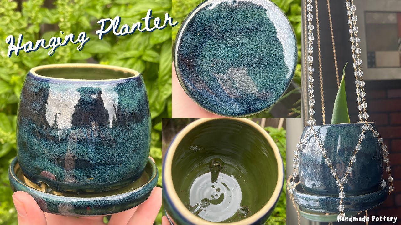 Wheel Throwing a Hanging Stoneware Clay Flower Pot for My Apartment Window | Pottery by Sara