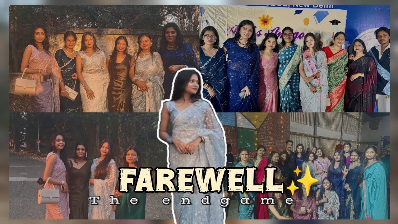 Farewell vlog✨🍷|| Batch 2025-26🎓|| Vidya jyoti school❣️|| Ramp walk👫
