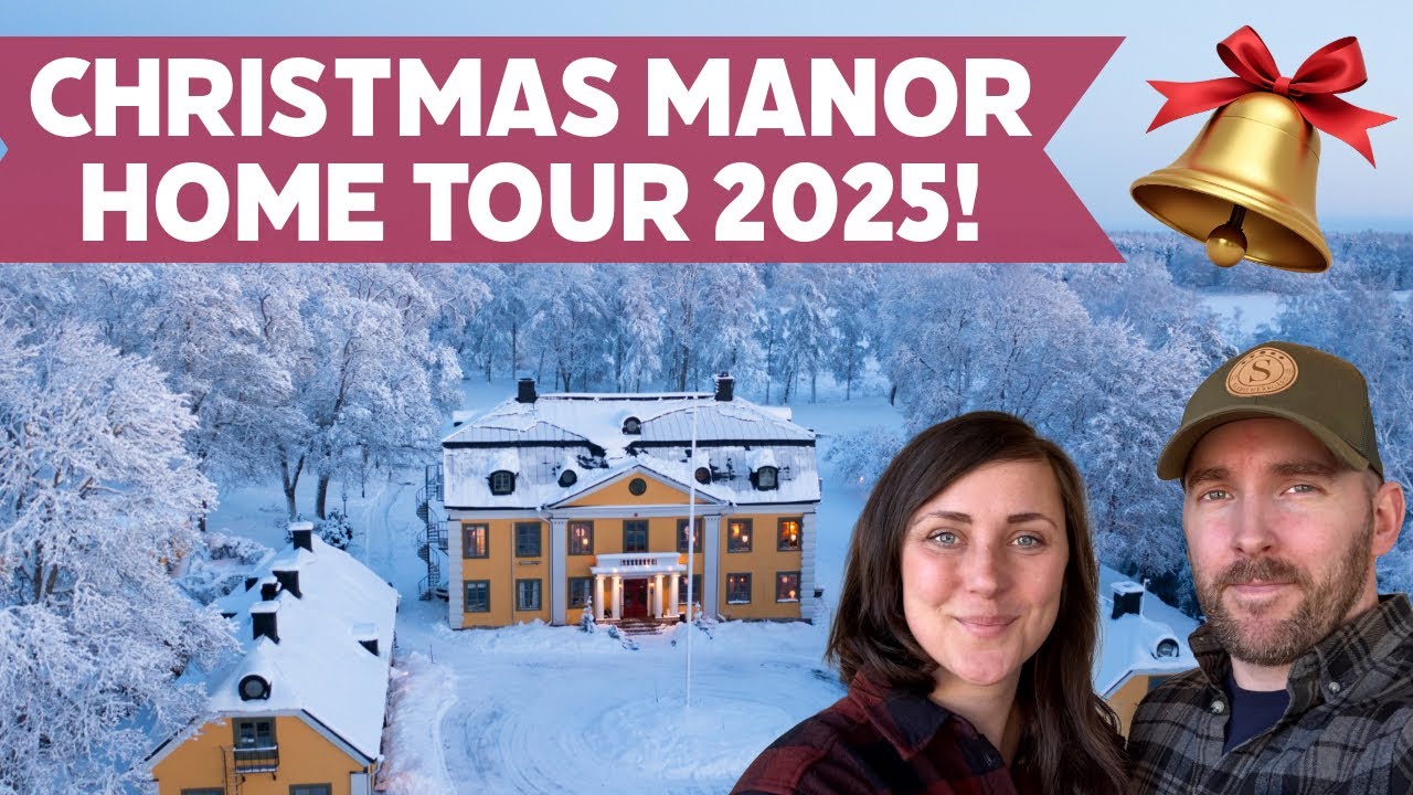 The Ultimate Christmas Manor House Tour ✨ A Real Winter Wonderland